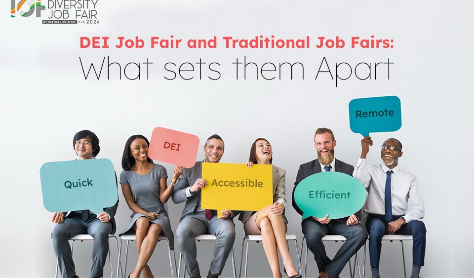 Traditional Job fair and DEI Job Fair